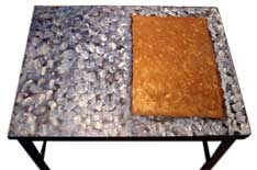 Mesa de viagem | &Oacute;leo s/ madeira | 50x70cm | n.d