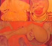 &Oacute;leo s/ tela | 95x100cm | 1998