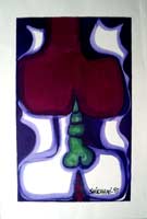 T&ecirc;mpera e tinta da china s/papel | 80x60cmx3 | 1994