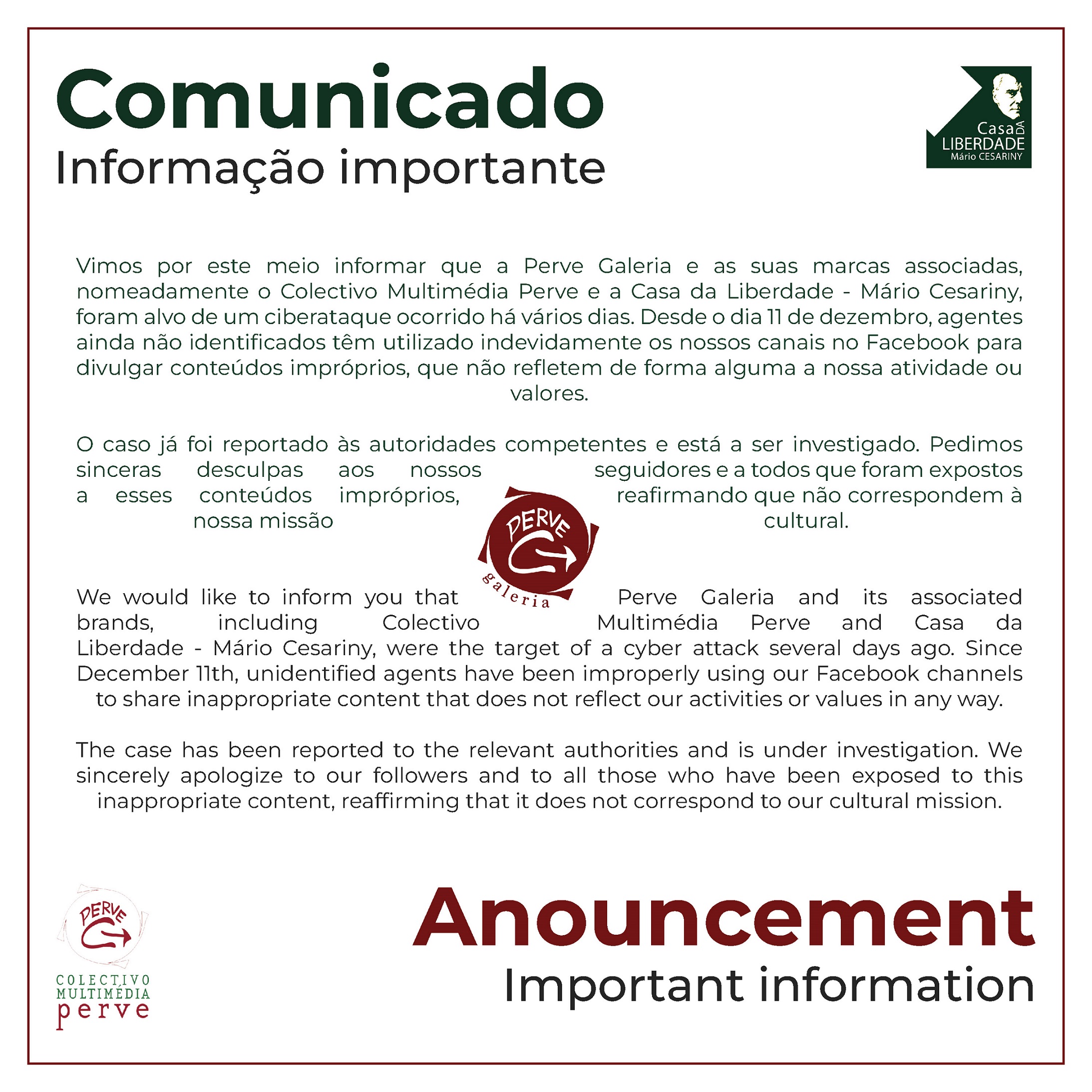 comunicado ciberataque Prancheta 1