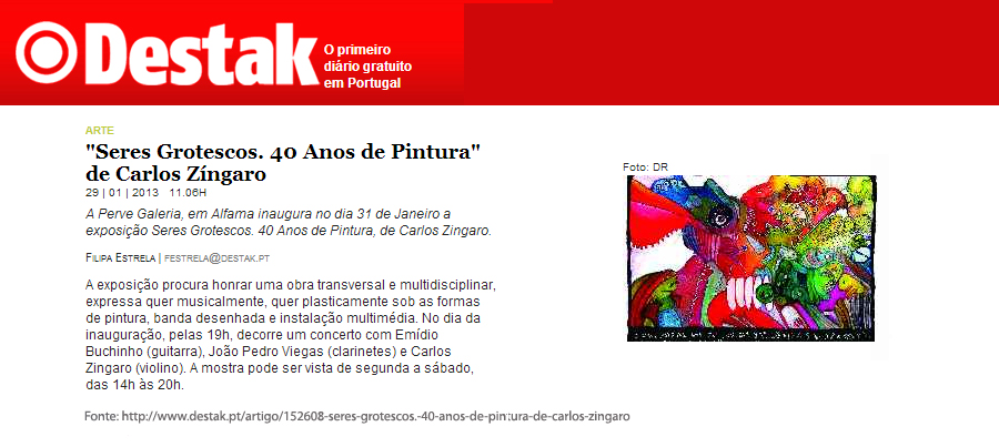 Destak Zingaro 29Jan2013